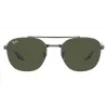 Ray-Ban RB3688 Akiniai nuo saulės, šratinio metalo spalvos, žali G-15, 57 mm