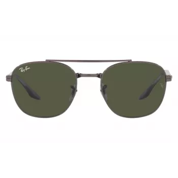 Ray-Ban RB3688 Akiniai nuo saulės, šratinio metalo spalvos, žali G-15, 57 mm
