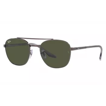 Ray-Ban RB3688 Akiniai nuo saulės, šratinio metalo spalvos, žali G-15, 57 mm