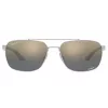 Ray-Ban RB3701003J059 Vyriški akiniai nuo saulės, auksinis metalinis rėmelis, žaliai/mėlyni gradientiniai lęšiai, 59 mm