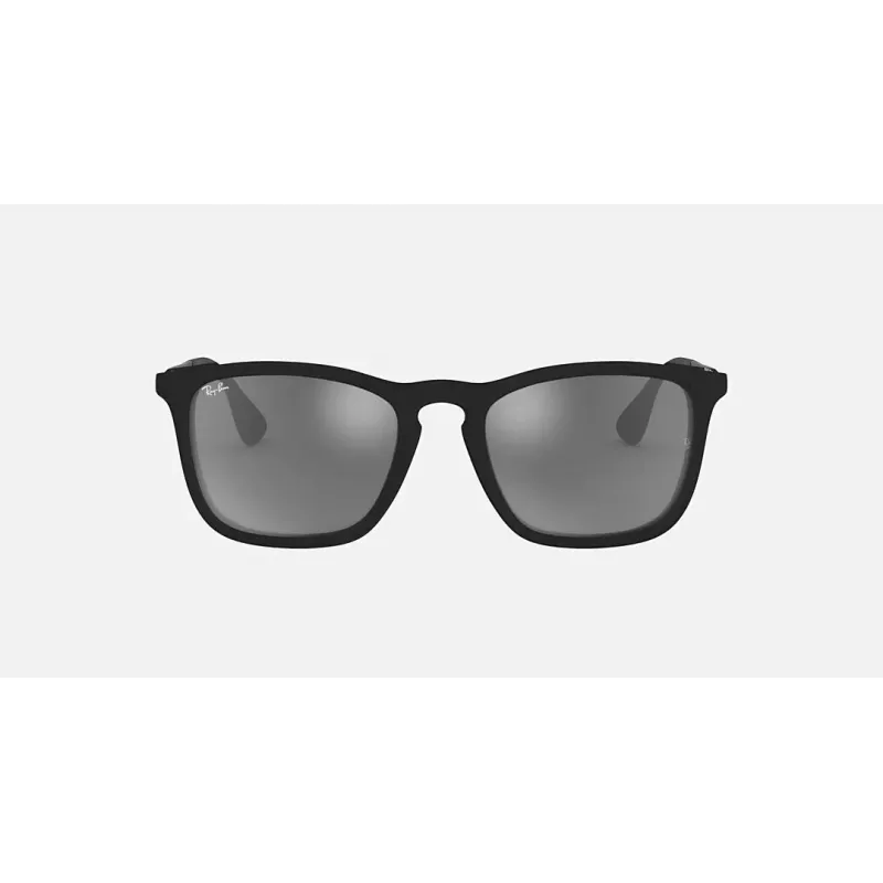 Ray-Ban RB4187F60756G Chris akiniai moterims 54/18/145 mm matinis Havana žalias sidabrinis veidrodis