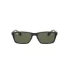 Ray-Ban RB42346019A58 Vyriški kvadratiniai poliarizuoti akiniai nuo saulės - juodi/žali 58/14/140 mm