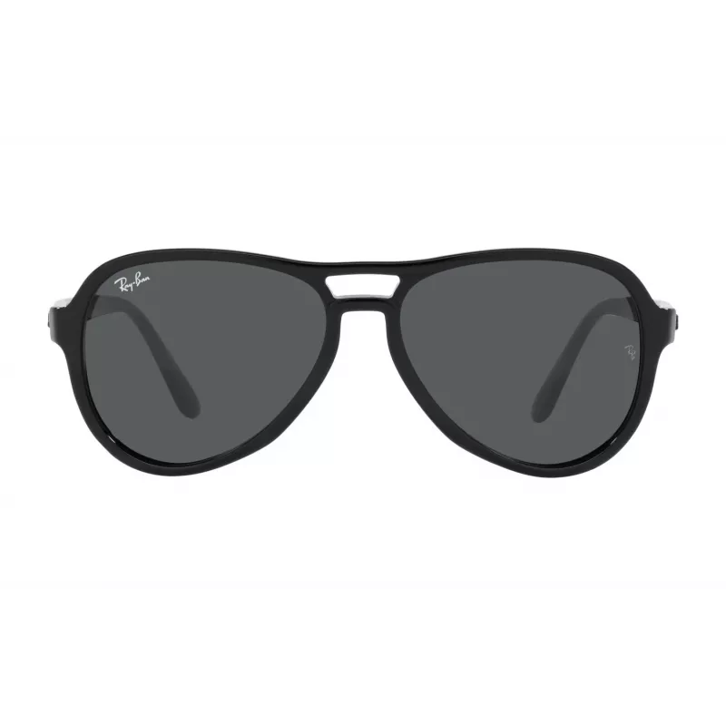 Ray-Ban RB4355601B158 Unisex akiniai, poliruoto juodo rėmelio, G-15 žali lęšiai, 58/15/140 mm