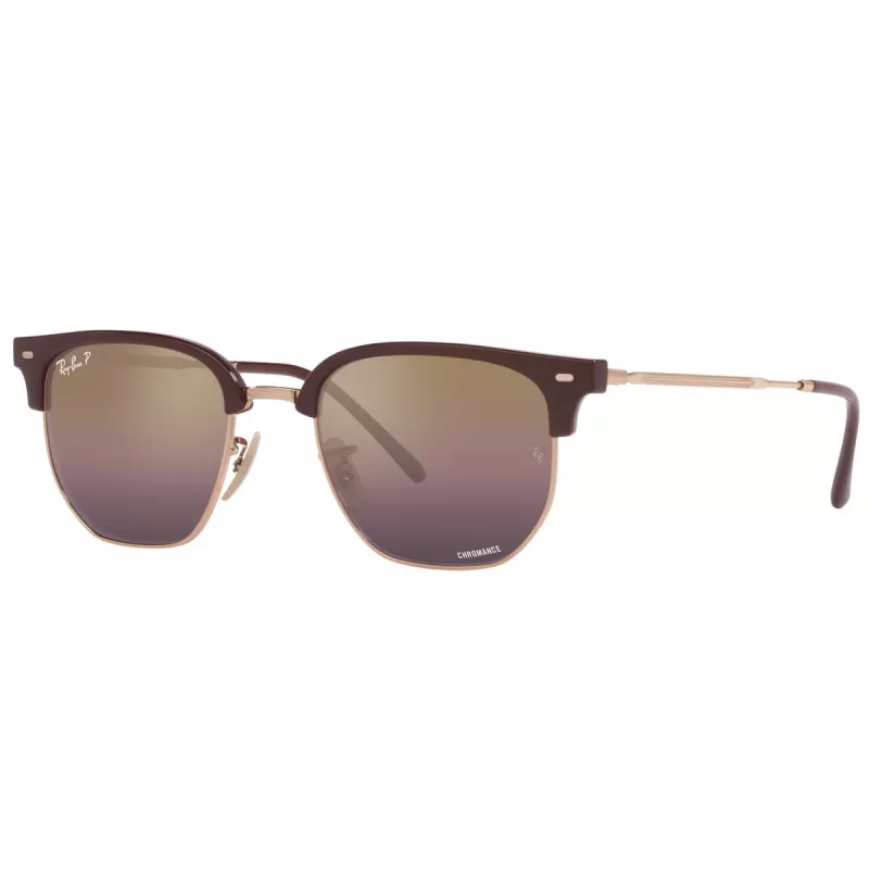 Ray-Ban RB4416F 6654G9 Unisex akiniai - Skaidrus pilkas rėmelis, pilki gradientiniai lęšiai, 53 mm