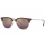 Ray-Ban RB4416F 6654G9 Unisex akiniai - Skaidrus pilkas rėmelis, pilki gradientiniai lęšiai, 53 mm