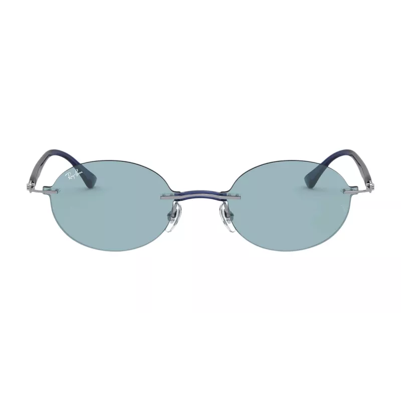 Ray-Ban RB8060-004-80 Unisex Pilot Akiniai Su Tamsintais Stiklais, Šratininio Metalo Spalvos, 54 mm