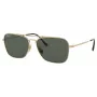 Ray-Ban RB8136M914358 vyriški akiniai nuo saulės, matinė juoda, kvadratinis rėmelis, pilki lęšiai, 58/15/140 mm