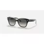 Ray-Ban RB9186S Vaikiški akiniai nuo saulės 711611 Skaidrus mėlynas rėmelis, pilki gradientiniai lęšiai 46mm
