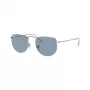 Ray-Ban Reverse RB3958 Akiniai Uniseks 50/20/145 mm Sidabriniai Šviesiai Mėlyni