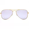 Ray-Ban RJ9506S2494V5 vaikiški akiniai nuo saulės - permatomas mėlynas rėmelis, mėlynos gradiento lęšiai, 50 mm lęšio plotis