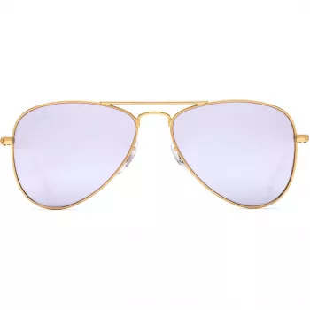 Ray-Ban RJ9506S2494V5 vaikiški akiniai nuo saulės - permatomas mėlynas rėmelis, mėlynos gradiento lęšiai, 50 mm lęšio plotis