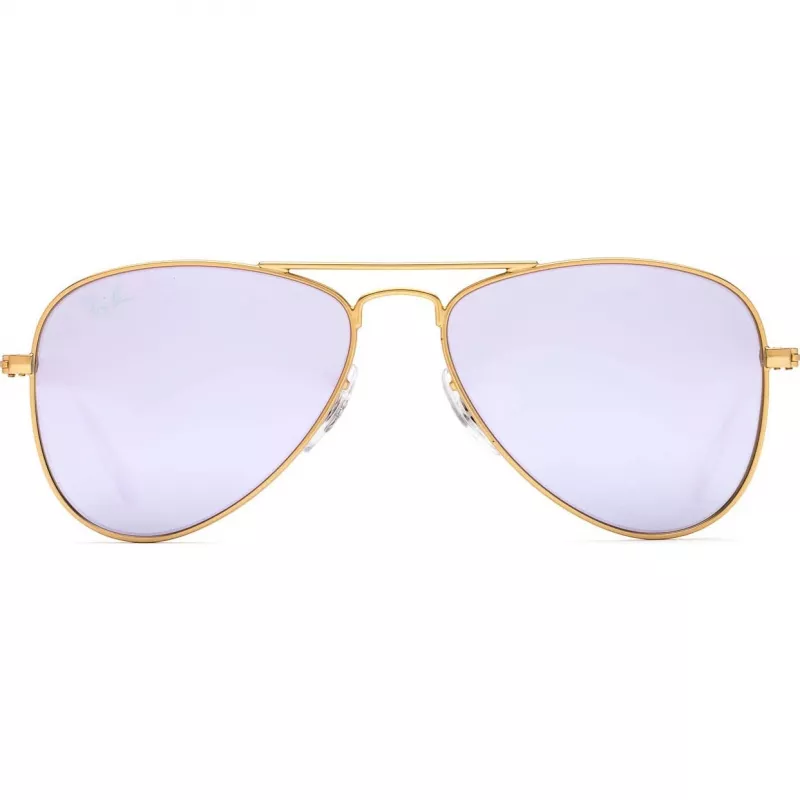 Ray-Ban RJ9506S2494V5 vaikiški akiniai nuo saulės - permatomas mėlynas rėmelis, mėlynos gradiento lęšiai, 50 mm lęšio plotis