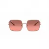 Ray-Ban Square 1971 RB1971 akiniai auksiniai tamsiai pilki 54mm unisex
