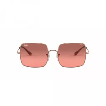 Ray-Ban Square 1971 RB1971 akiniai auksiniai tamsiai pilki 54mm unisex