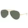 Ray-Ban Unisex RB3584N Blaze Aviator akiniai su auksiniu rėmeliu ir žaliais G-15 lęšiais 61mm