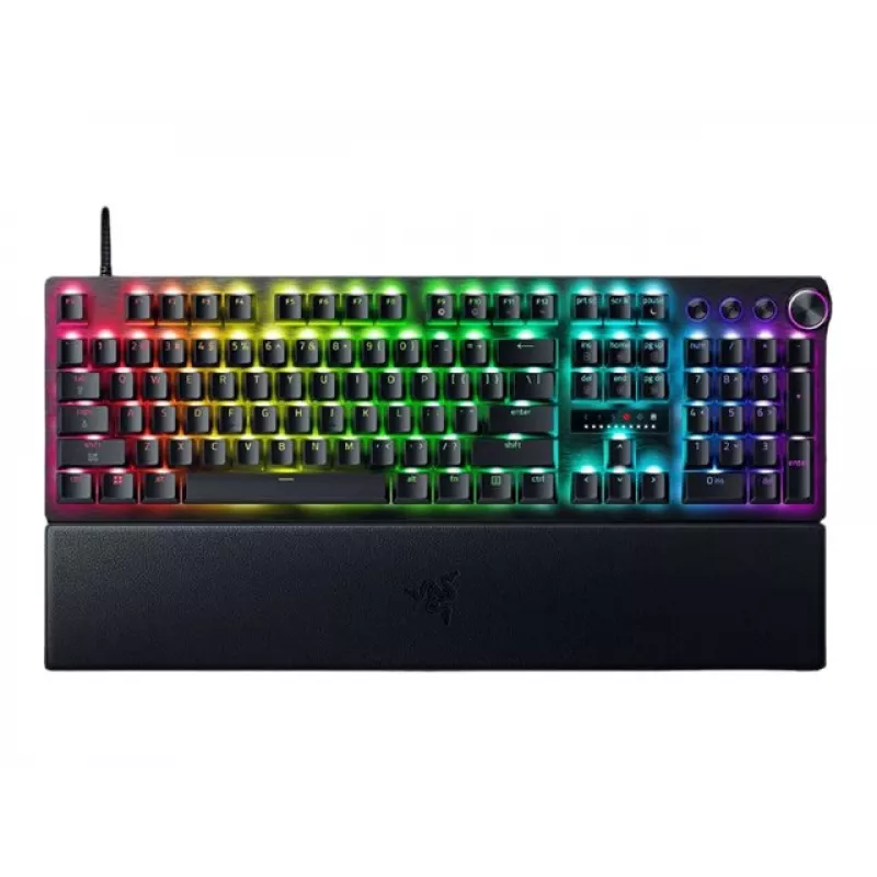 Razer Huntsman V3 Pro 8KHz Gaming Keyboard - Wired - US Layout - Razer Analog Optical Switch Gen-2 - Black