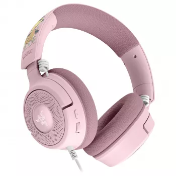 Razer Kraken V4 X Pokémon Pikachu & Eevee Edition laidinės žaidimų ausinės, USB-A, 7.1 erdvinis garsas, Chroma RGB