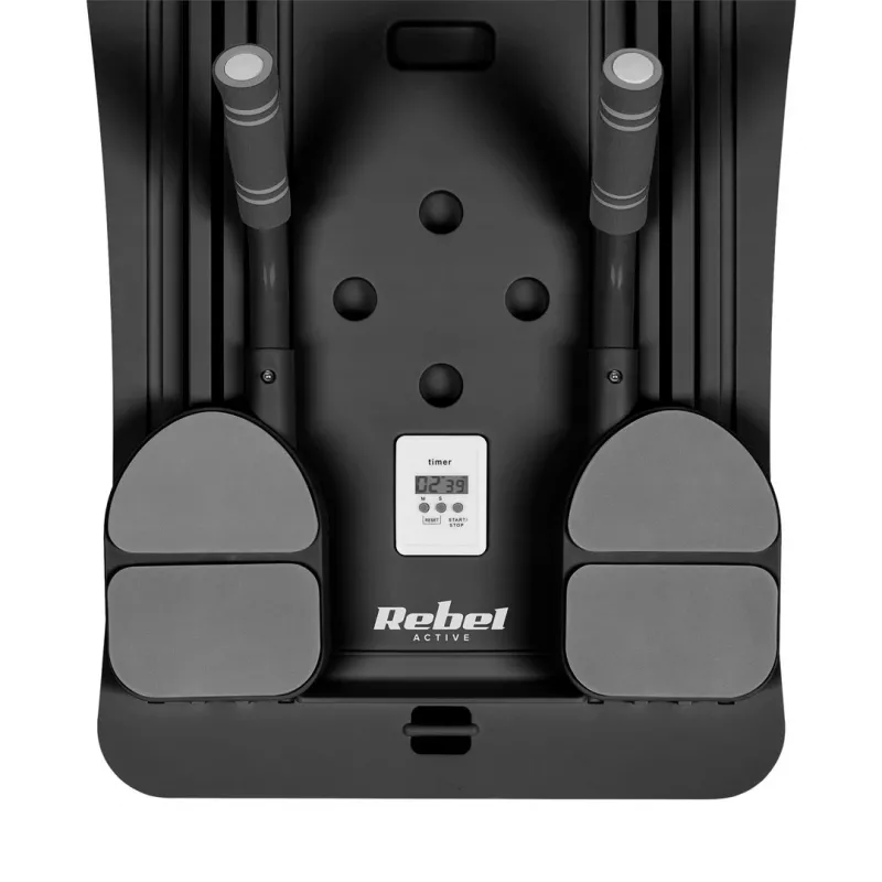 Rebel Active namų pilateso rinkinys, 9-in-1 daugiafunkcinė fitneso įranga, juoda RBA-3069-BK