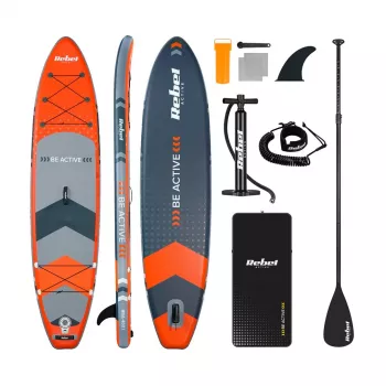 REBEL ACTIVE RBA-4500 pripučiama SUP lenta 350 cm oranžinė