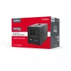 Rebel POWER-1500-LFP4 avarinis maitinimo šaltinis – gryno sinusinio signalo keitiklis su 12V įkrovimo funkcija, 230V, 1500VA/1050W