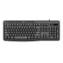 Redragon BK-7366 pilno dydžio ergonomiška laidinė membraninė biuro klaviatūra - juoda