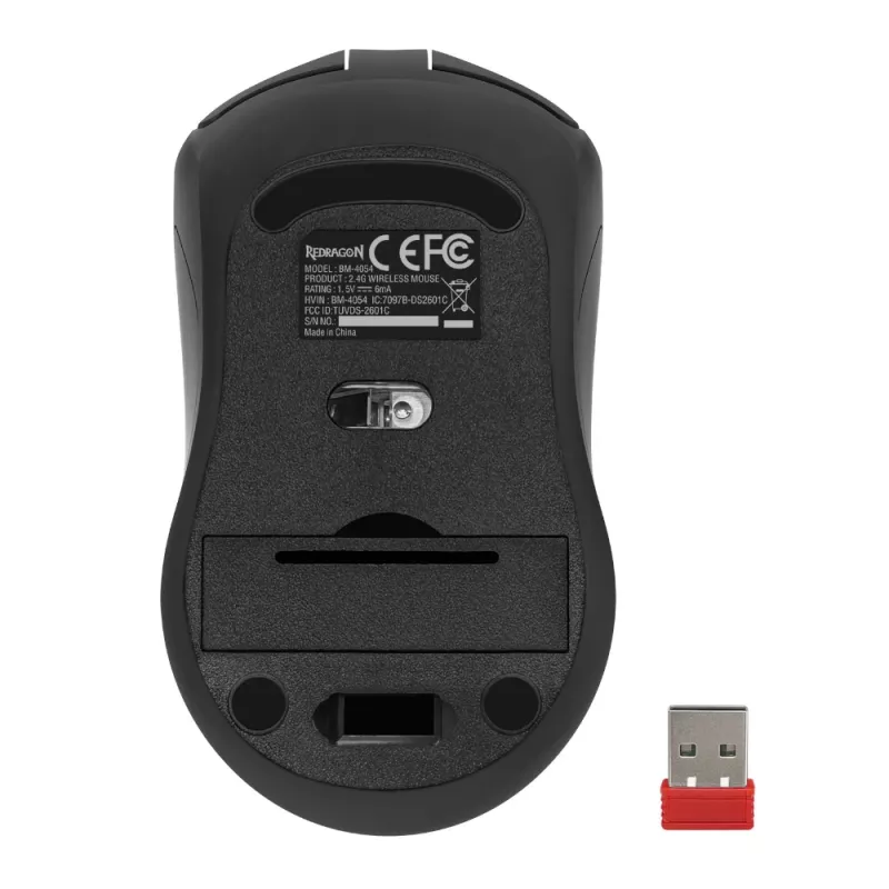 Redragon BM-4054 belaidė žaidimų pelė, 10000 DPI, 2.4GHz, RGB, įkraunama per USB-C