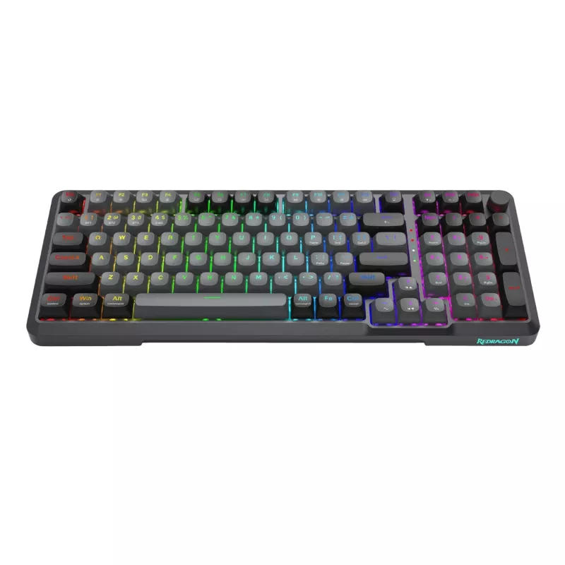 Redragon BRAGI PRO K688 98+1 Gasket belaidė mechaninė klaviatūra (Trijų režimų, RGB, karštai keičiami jungikliai, Cream Linear jungikliai)