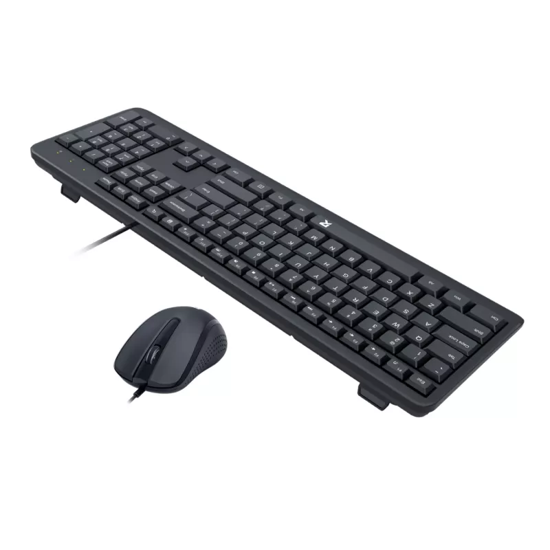 Redragon BS-7092 laidinis žaidimų klaviatūros ir pelės rinkinys, RGB foninis apšvietimas, 3200 DPI, juoda