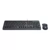 Redragon BS-7092 laidinis žaidimų klaviatūros ir pelės rinkinys, RGB foninis apšvietimas, 3200 DPI, juoda