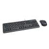 Redragon BS-7092 laidinis žaidimų klaviatūros ir pelės rinkinys, RGB foninis apšvietimas, 3200 DPI, juoda