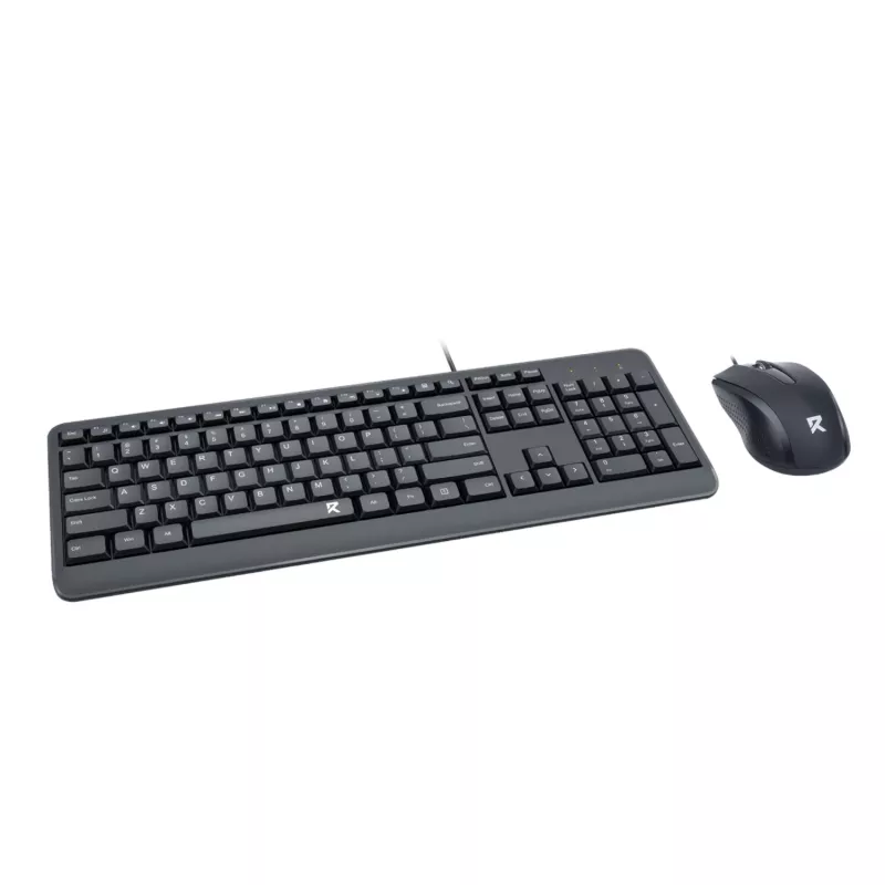 Redragon BS-7092 laidinis žaidimų klaviatūros ir pelės rinkinys, RGB foninis apšvietimas, 3200 DPI, juoda