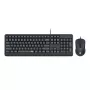 Redragon BS-7092 laidinis žaidimų klaviatūros ir pelės rinkinys, RGB foninis apšvietimas, 3200 DPI, juoda