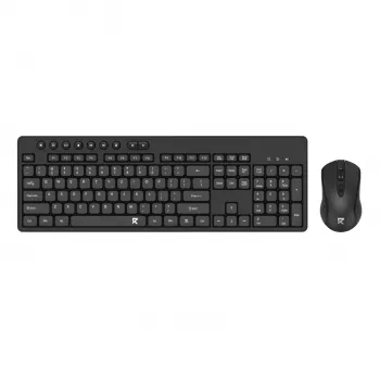 Redragon BS-7094 belaidis klaviatūros ir pelės rinkinys - 2.4GHz, pilno dydžio, atspari išsiliejimui, reguliuojamas DPI, juodas
