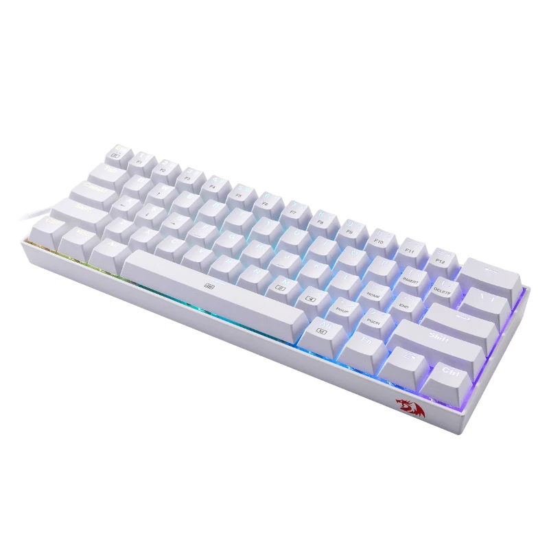 REDRAGON DRAGONBORN laidinis mechaninis klaviatūra RGB 67 klavišų dizainas - balta