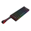 Redragon FIZZ Magnetic Plus 60% RGB žaidimų klaviatūra - juoda