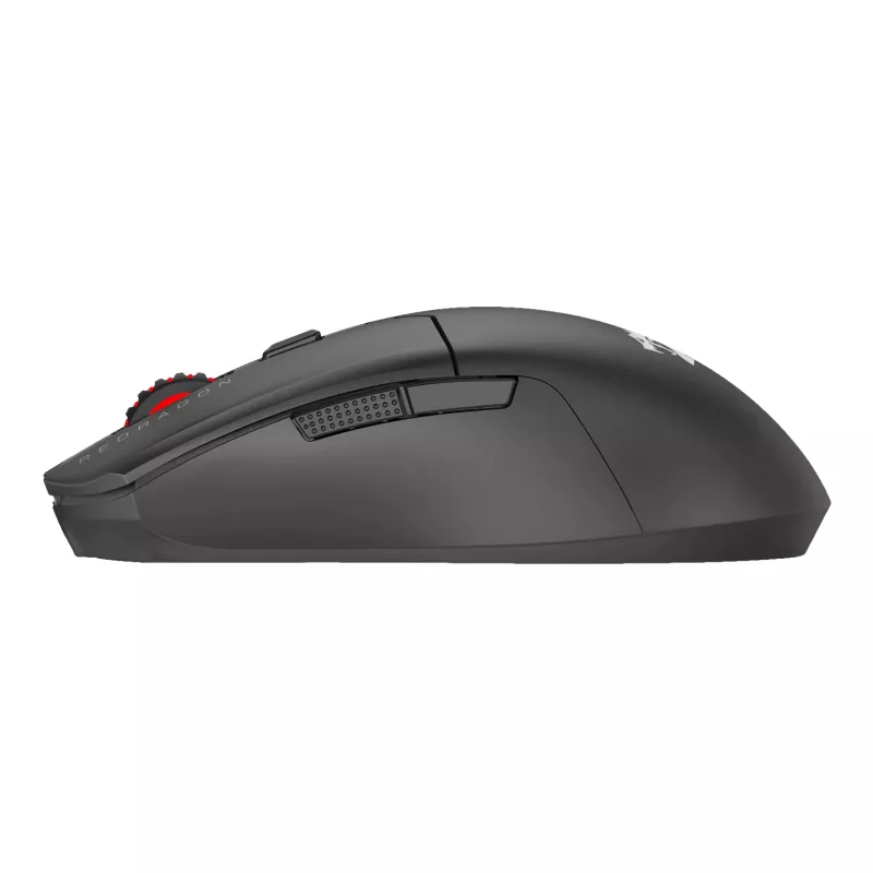 Redragon FYZU M995 PRO belaidė žaidimų pelė - juoda, 26K DPI Pixart 3395, trijų režimų, 9 mygtukai, RGB, 70 val. baterija