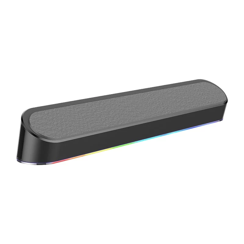 Redragon GS560 Adiemus 2.0 RGB USB/Aux žaidimų garso juosta - juoda