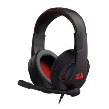 Redragon H211 CRONUS Virtual 7.1 erdvinio garso RGB laidinis žaidimų ausinių rinkinys - juoda
