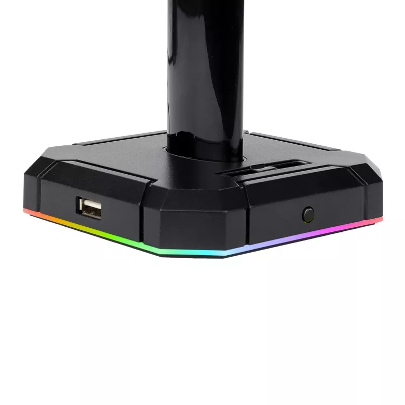 Redragon HA300 Scepter Pro RGB ausinių stovas su 4 prievadų USB 2.0 šakotuvu