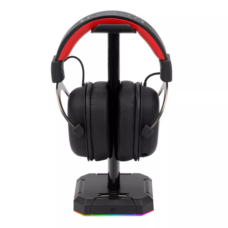 Redragon HA300 Scepter Pro RGB ausinių stovas su 4 prievadų USB 2.0 šakotuvu