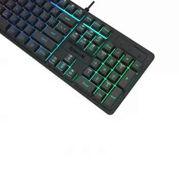 Redragon K521 RGB NETHERBANE 104 klavišų membraninė žaidimų klaviatūra