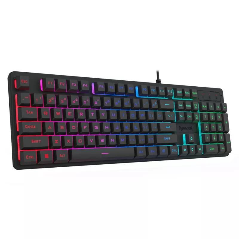 Redragon K521 RGB NETHERBANE 104 klavišų membraninė žaidimų klaviatūra