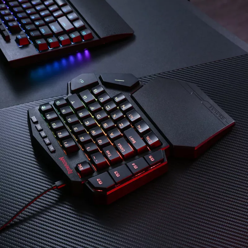 Redragon K585 DITI ELITE PRO RGB 40% belaidė mechaninė žaidimų klaviatūra - mėlyni jungikliai