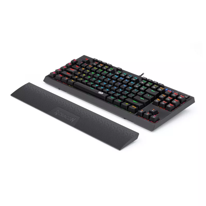 Redragon K588 RGB Pro BROADSWORD TKL mechaninė laidinė žaidimų klaviatūra - juoda