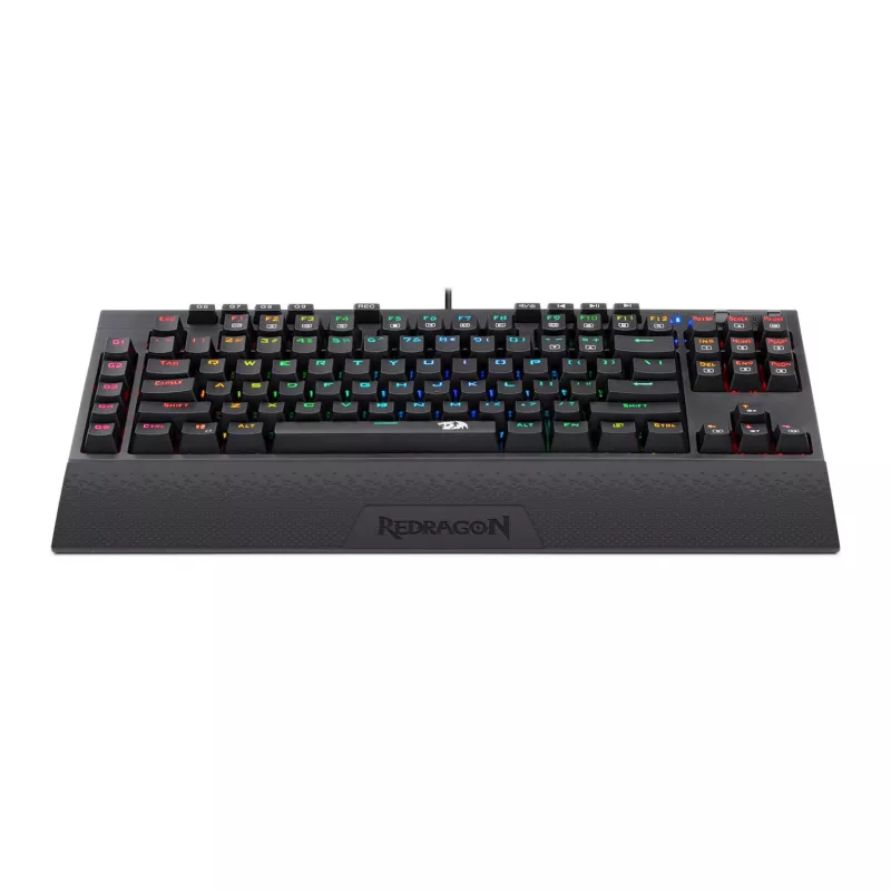 Redragon K588 RGB Pro BROADSWORD TKL mechaninė laidinė žaidimų klaviatūra - juoda