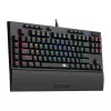 Redragon K588 RGB Pro BROADSWORD TKL mechaninė laidinė žaidimų klaviatūra - juoda