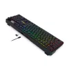Redragon K762 TERRAFLARE PRO RGB belaidė tarpinė mechaninė žaidimų klaviatūra - 75% 82 klavišai, trijų režimų, keičiami jungikliai, dvigubo liejimo PBT, juoda