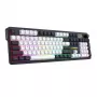 Redragon K762WB-RGB-PRO LCD pilno dydžio guminė mechaninė klaviatūra - juoda