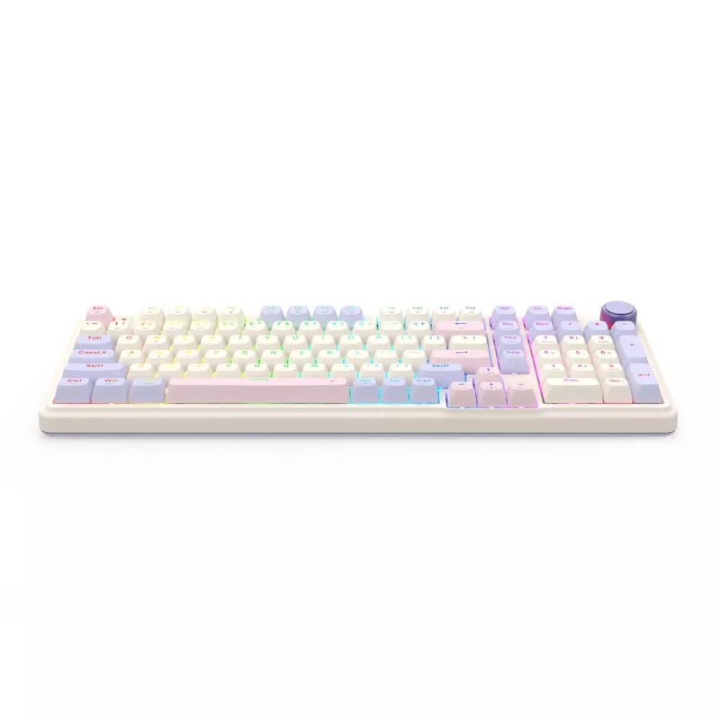 Redragon K768VI-WL Tri-Mode RGB mechaninė žaidimų klaviatūra – 100 klavišų, karštai keičiama (juoda)