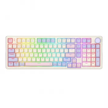 Redragon K768VI-WL Tri-Mode RGB mechaninė žaidimų klaviatūra – 100 klavišų, karštai keičiama (juoda)
